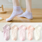 Ankle Boat Socks for Women - Breathable Spring Autumn Casual Socks - Women’s Clothing & Accessories - 24