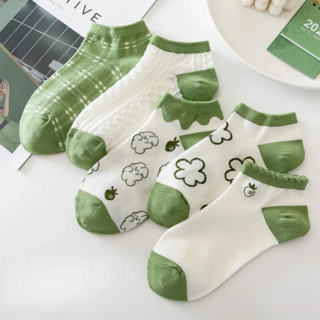 Ankle Boat Socks for Women - Breathable Spring Autumn Casual Socks - Women’s Clothing & Accessories - 19