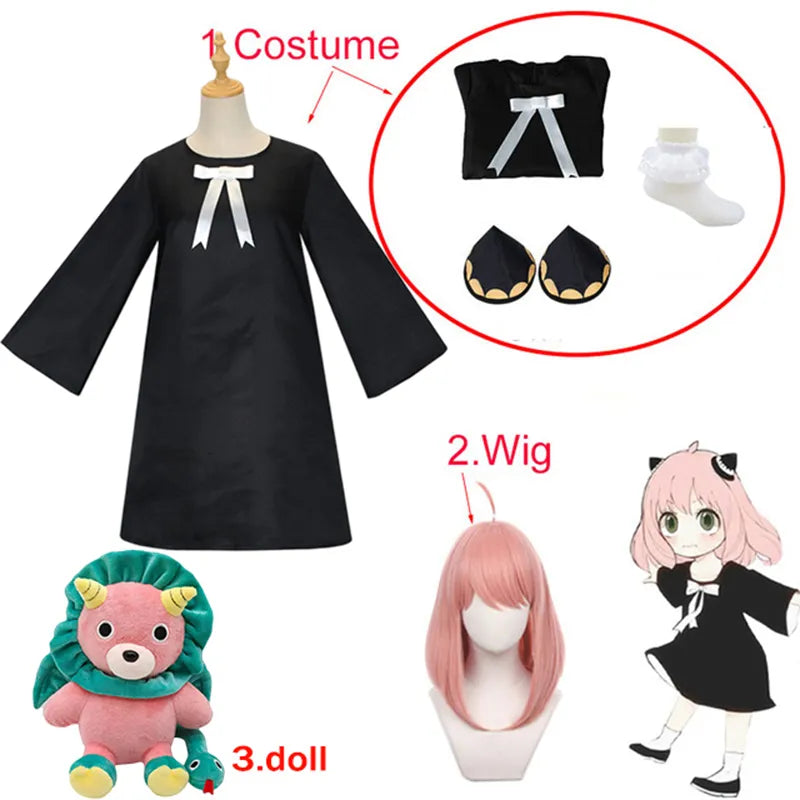 Spy X Family: Anya Forger Cosplay Costume - 6 / S - Dresses - Costumes - 12 - 2024