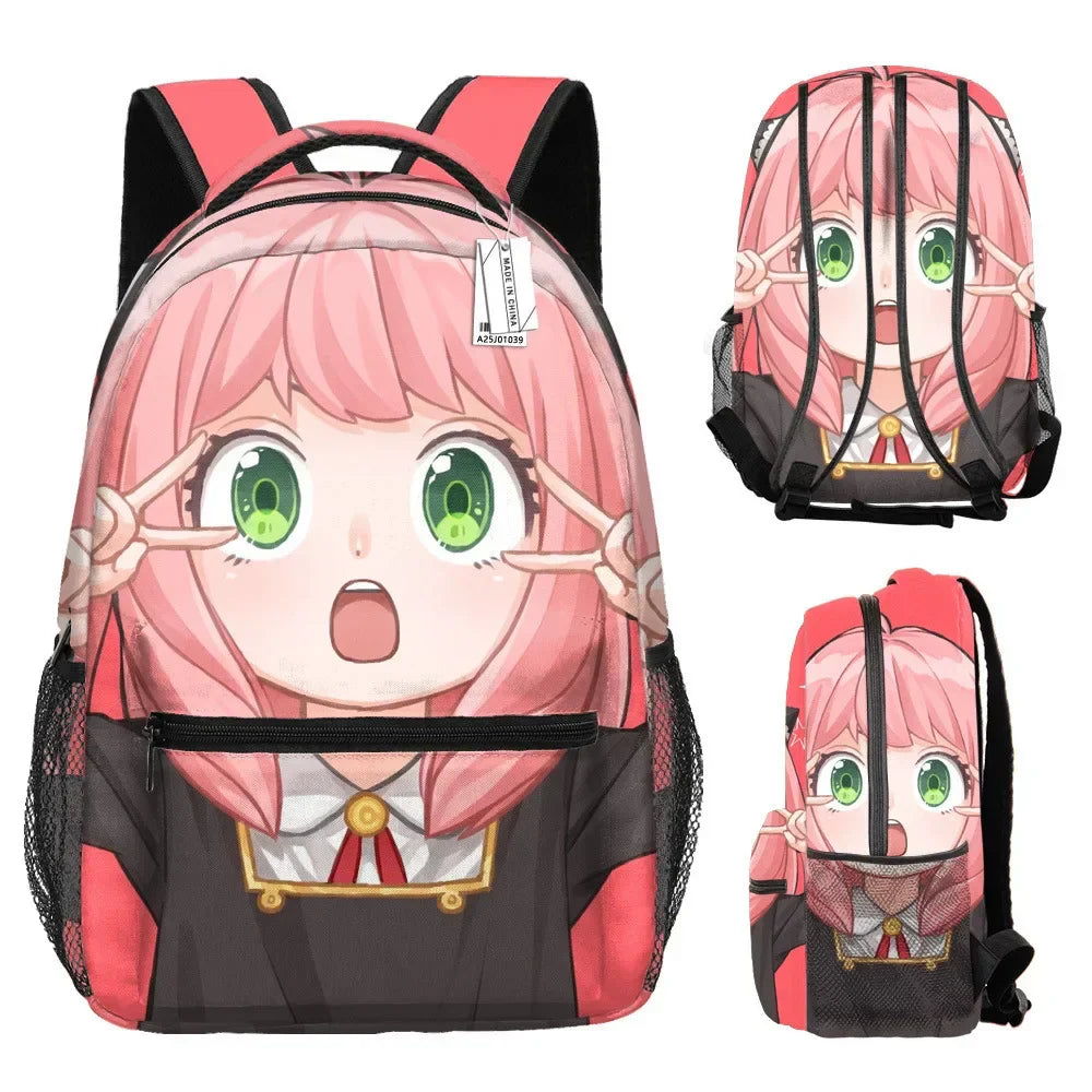 Anya Forger Print Backpack - Spy X Family Anime School and Laptop Bag - C / 30x17x40cm - Anime - Backpacks - 14 - 2024