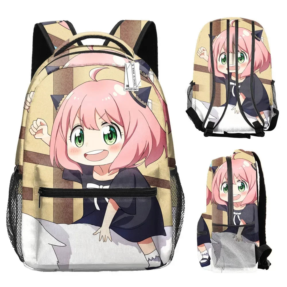 Anya Forger Print Backpack - Spy X Family Anime School and Laptop Bag - L / 30x17x40cm - Anime - Backpacks - 11 - 2024