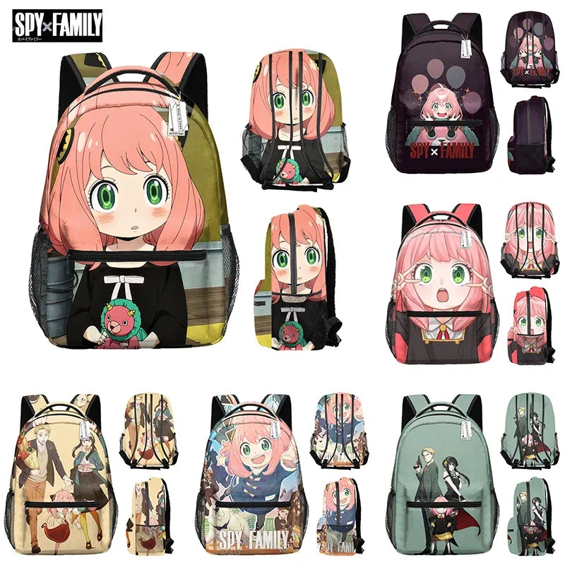 Anya Forger Print Backpack - Spy X Family Anime School and Laptop Bag - Anime - Backpacks - 1 - 2024