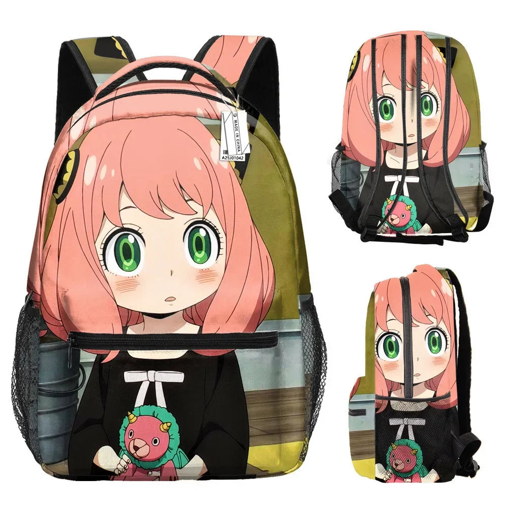 Anya Forger Print Backpack - Spy X Family Anime School and Laptop Bag - A / 30x17x40cm - Anime - Backpacks - 7 - 2024