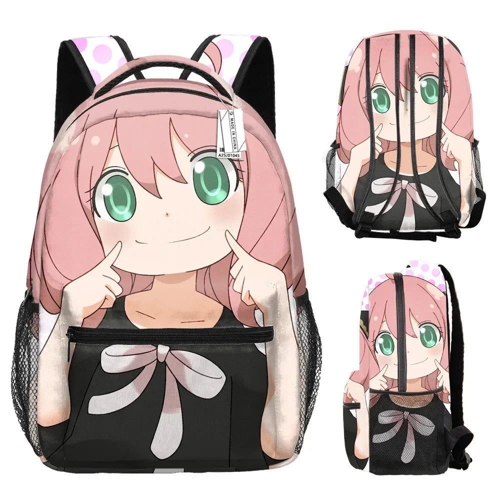 Anya Forger Print Backpack - Spy X Family Anime School and Laptop Bag - E / 30x17x40cm - Anime - Backpacks - 13 - 2024