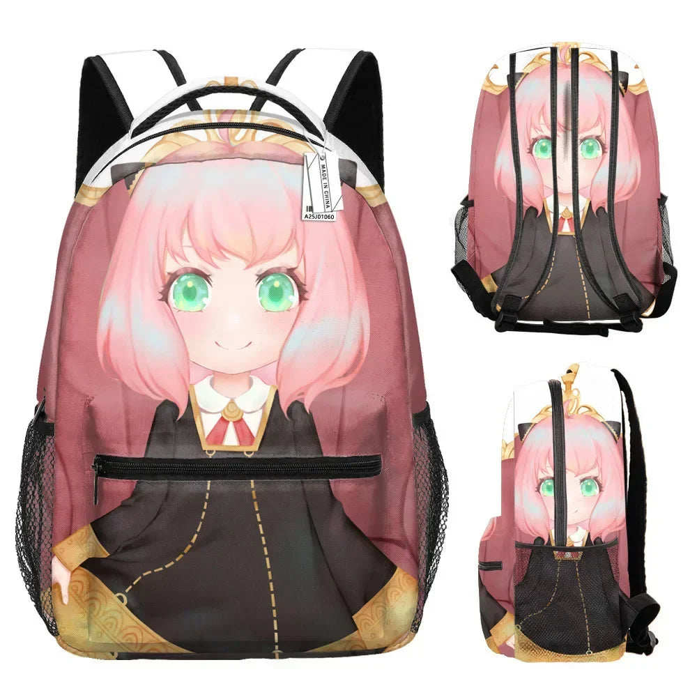 Anya Forger Print Backpack - Spy X Family Anime School and Laptop Bag - I / 30x17x40cm - Anime - Backpacks - 17 - 2024