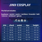 LOL Arcane Cosplay Costume - Loli Jinx Crit - Cosplay - 6