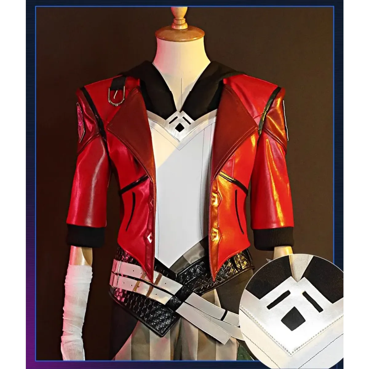 Vi Arcane Cosplay Costume Set with Wig - Anime - Cosplay - 3