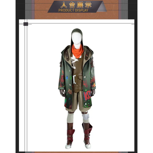 Arcane Ekko Cosplay Costume Set with Wig & Boots - Dresses - Cosplay - 2