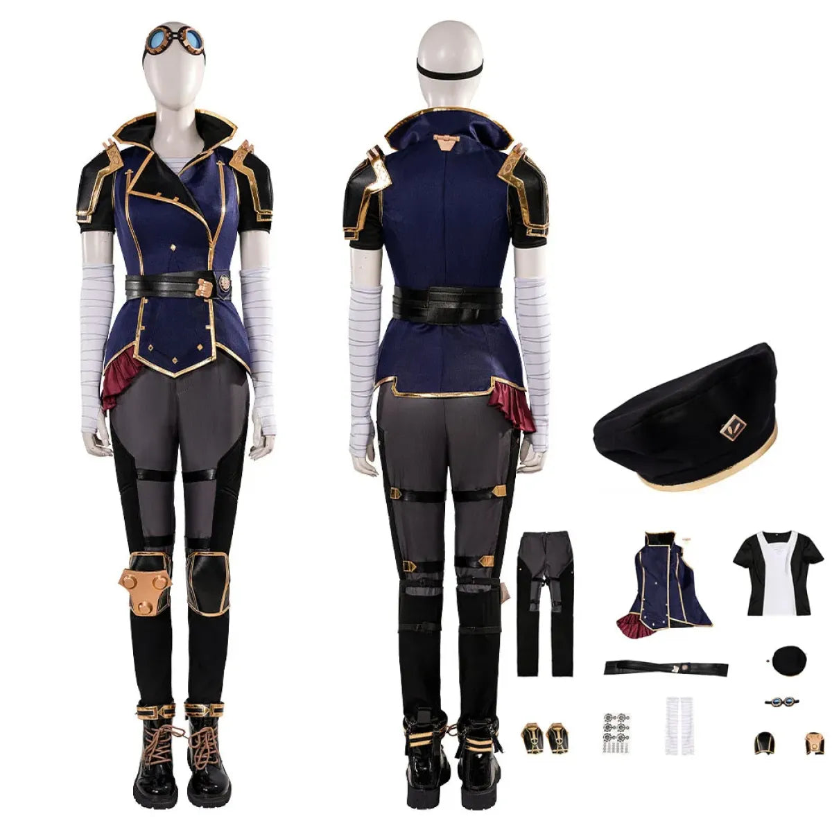 Vi Arcane Season 2 Cosplay Costume Set - Anime - Cosplay - 7