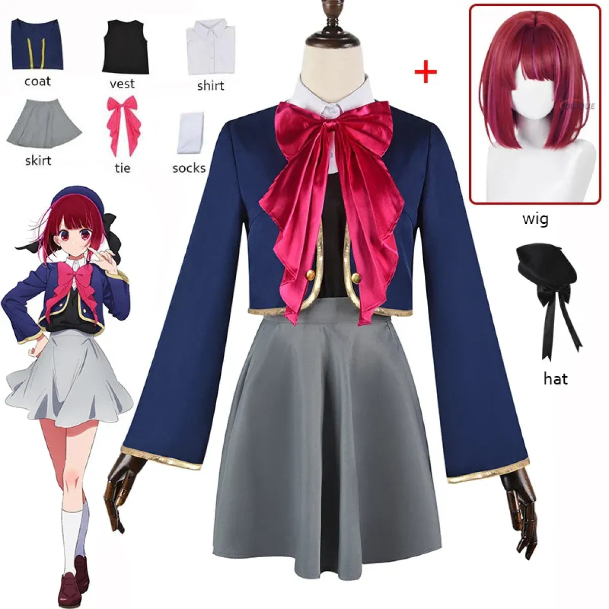 Arima Kana Oshi No Ko Cosplay Costume Set - Cosplay - Cosplay - 6