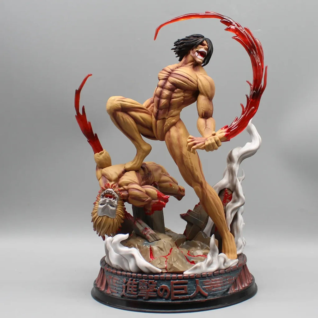 Attack on Titan Eren Jaeger Figure 29cm - PVC Armored Titan Statue - Figurines - Figures - 19