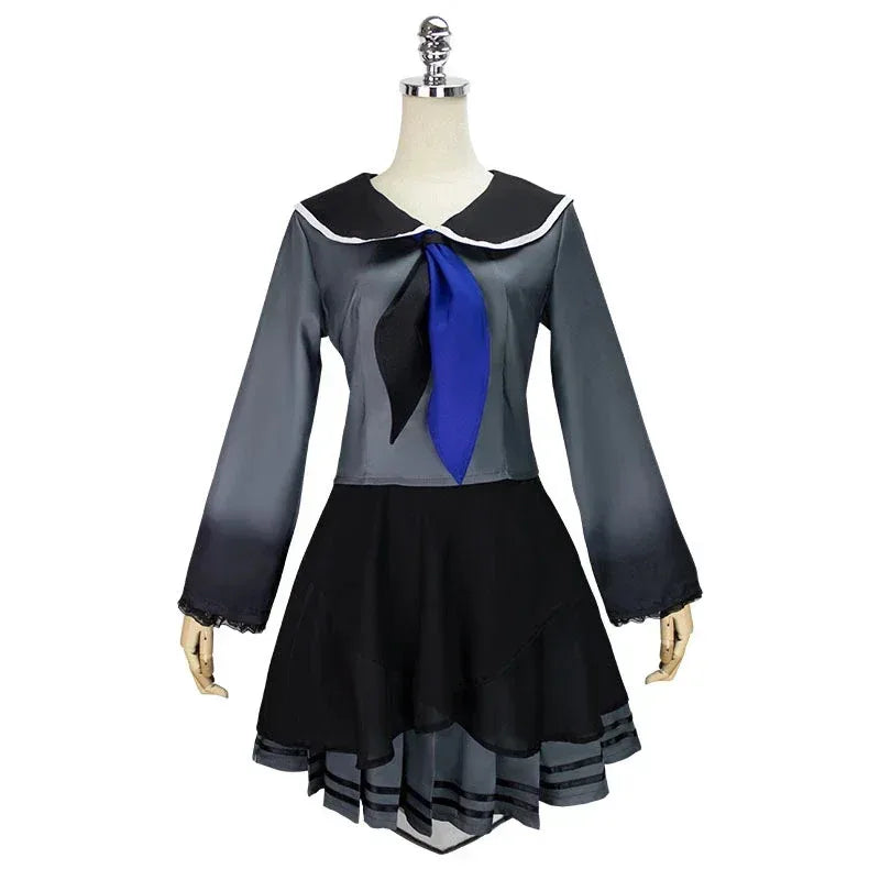 Asahina Mafuyu Cosplay Dress – Project Sekai Gothic School Uniform & Wig - All Dresses - Costumes - 2024 - 2