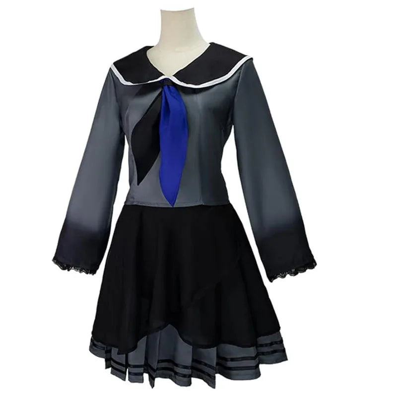 Asahina Mafuyu Cosplay Dress – Project Sekai Gothic School Uniform & Wig - All Dresses - Costumes - 2024 - 3