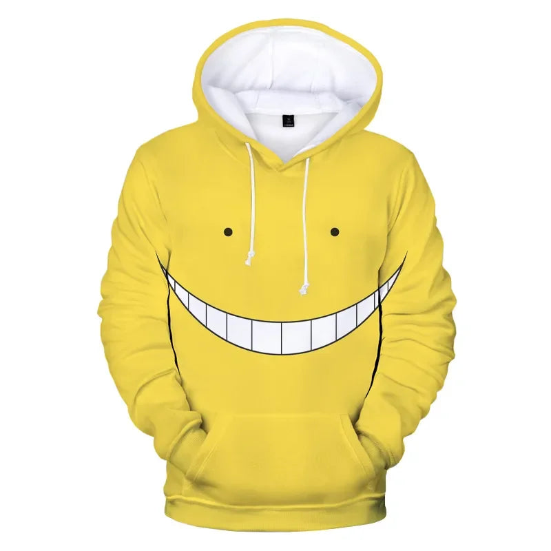 Assassination Classroom Koro Sensei Hoodie - Yellow / 2XS - Hoodies & Sweatshirts - Clothing - 2 - 2024