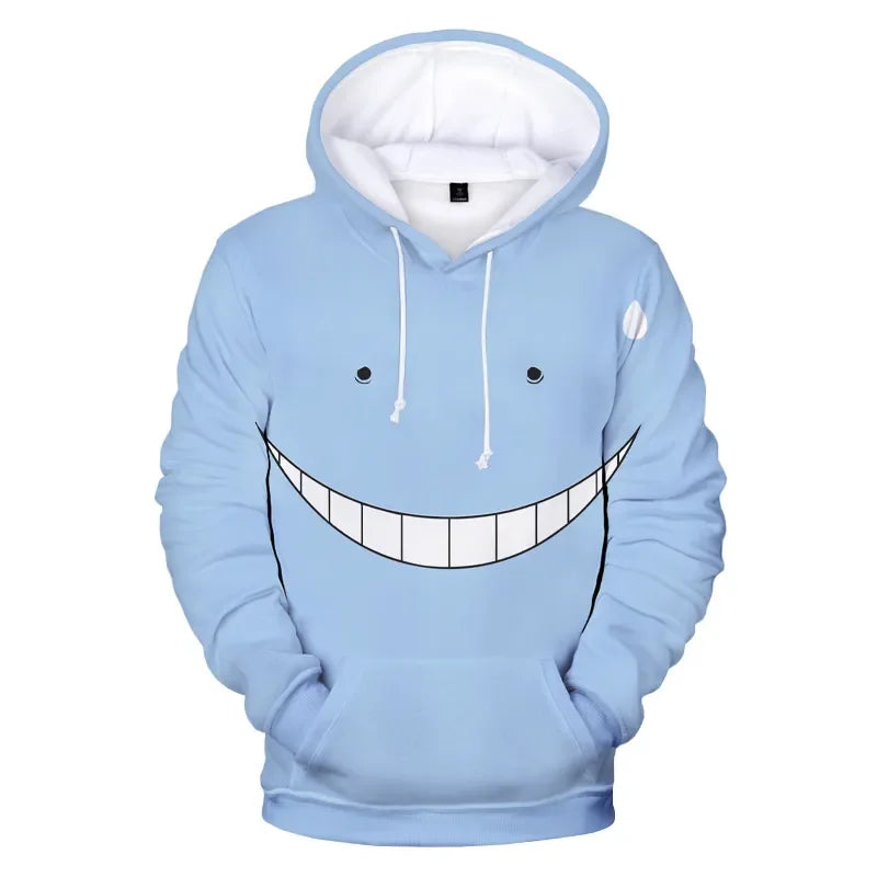 Assassination Classroom Koro Sensei Hoodie - Blue / 2XS - Hoodies & Sweatshirts - Clothing - 4 - 2024