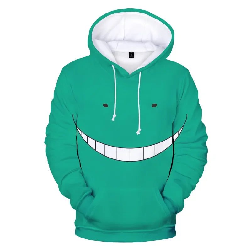 Assassination Classroom Koro Sensei Hoodie - Green / 2XS - Hoodies & Sweatshirts - Clothing - 5 - 2024