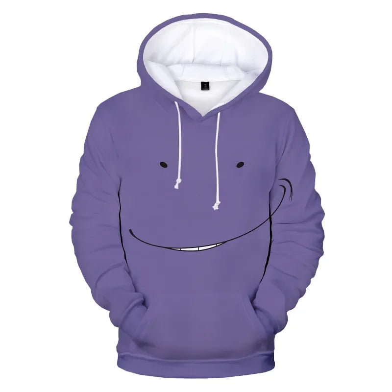 Assassination Classroom Koro Sensei Hoodie - Purple / 2XS - Hoodies & Sweatshirts - Clothing - 7 - 2024