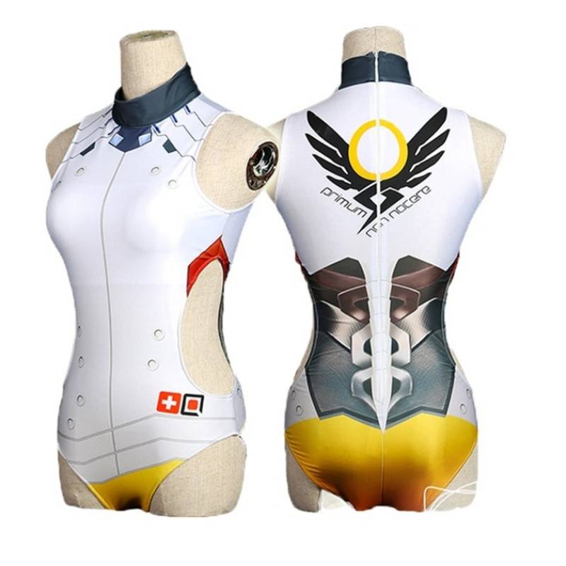 D.VA Mercy Asuka Cosplay Swimsuit - Women’s Clothing & Accessories - Swimwear - 15 - 2024