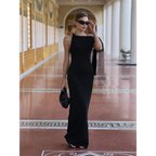 Sweet Asymmetrical Bow Long Dress - All Dresses - Dresses - 6