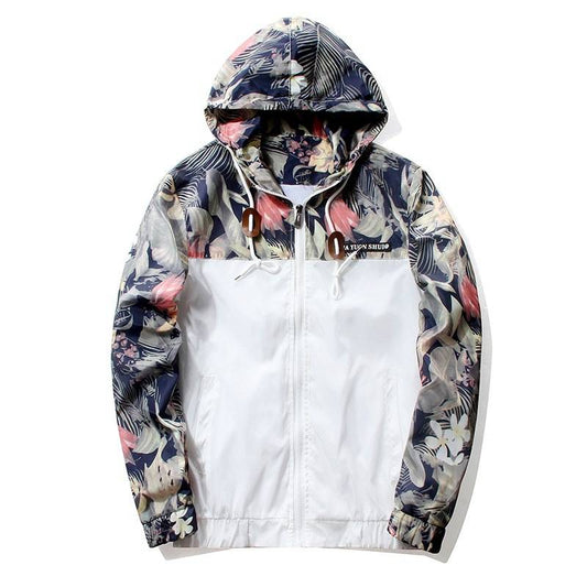 Autumn Floral Hooded Jacket - Jackets & Coats - Coats & Jackets - 1 - 2024