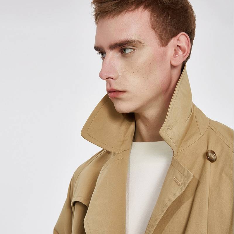 Autumn Trench Coat - Beige / L - Men’s Clothing & Accessories - Coats & Jackets - 4 - 2024