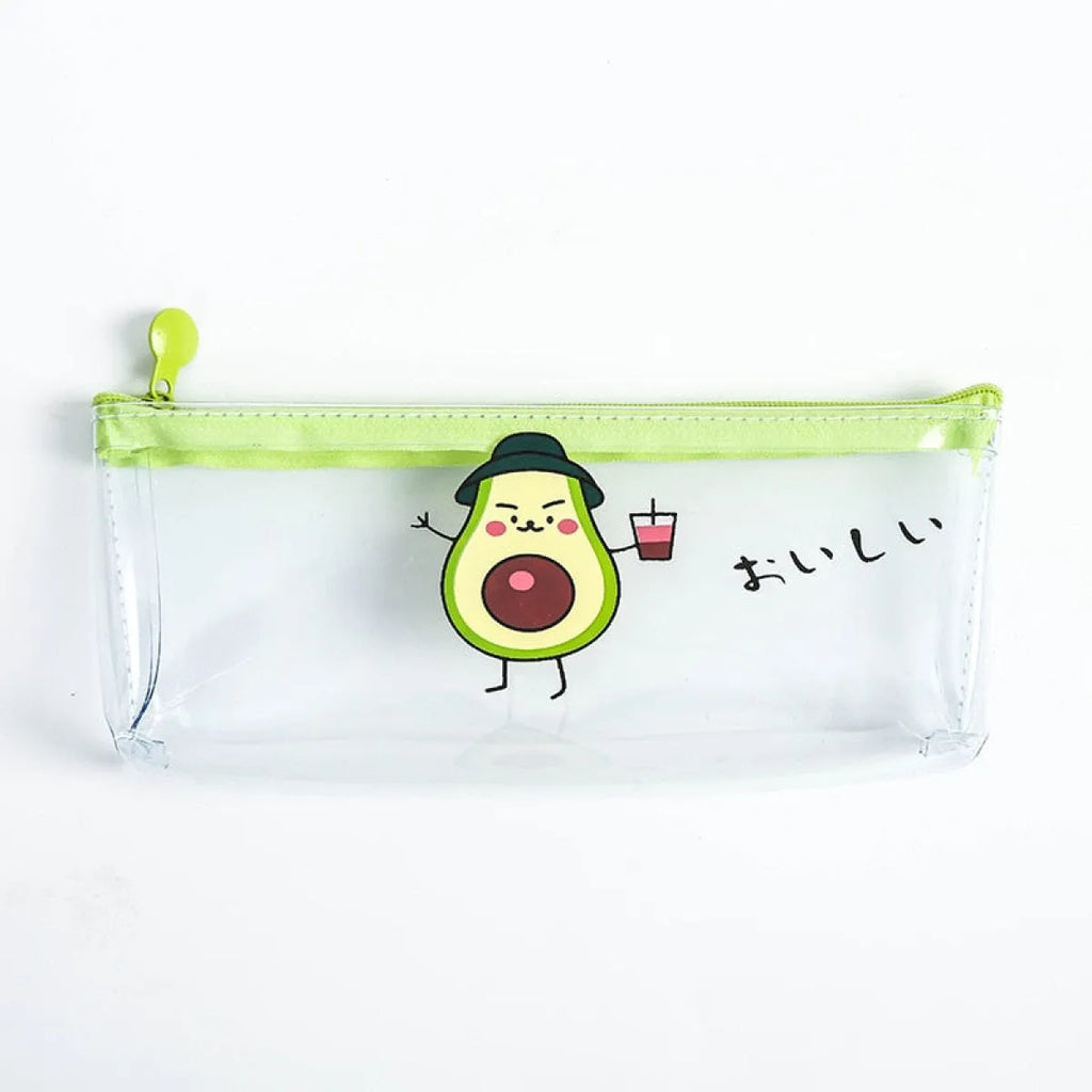 Cute Kawaii Avocado Pencil Case - Stationery & More - 12