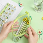 Cute Kawaii Avocado Pencil Case - Stationery & More - 2