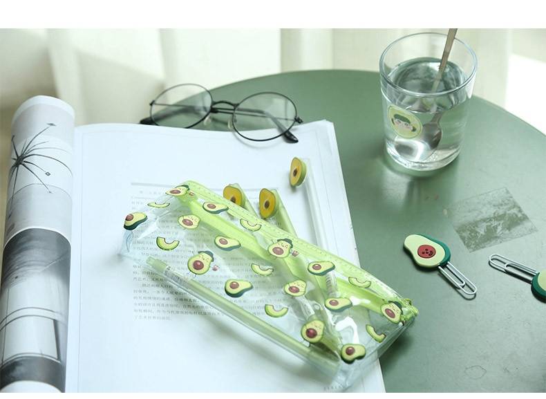 Cute Kawaii Avocado Pencil Case - Stationary & More - Pens - 8 - 2024