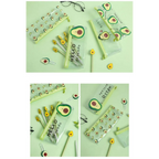 Cute Kawaii Avocado Pencil Case - Stationery & More - 9