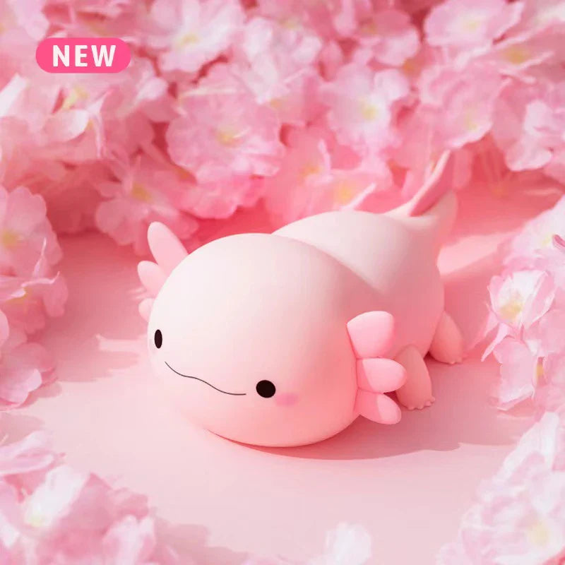 Axolotl Night Light – USB Rechargeable Silicone Touch Lamp - Standard / Nearest Warehouse - Stationary & More - Night