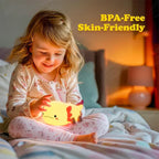 Axolotl Night Light – USB Rechargeable Silicone Touch Lamp - Lighting - Lighting - 3