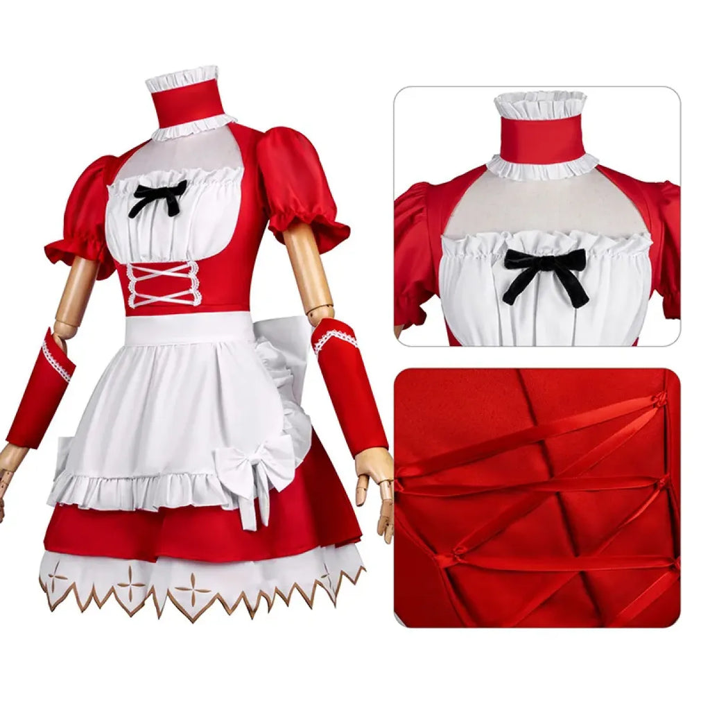 Ayanami Rei & Asuka Maid Cosplay Costume with Wig - Dresses - Cosplay - 2