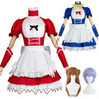 Ayanami Rei & Asuka Maid Cosplay Costume with Wig - Dresses - Cosplay - 1