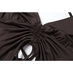 Backless Long Sleeve Crop Tops - Women’s Clothing & Accessories - Long - Asymmetric - Crop Tops - 13