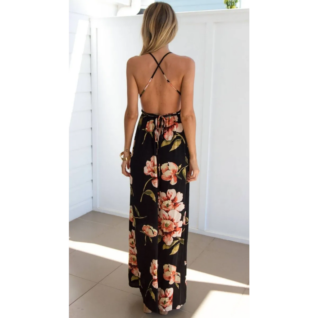 Backless Long Summer Dress - All Dresses - 9