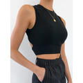 Casual Backless Streetwear Tops - Women’s Clothing & Accessories - 13
