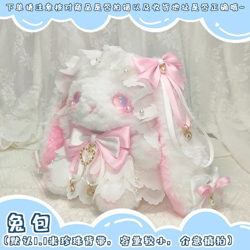 Kawaii Harajuku Rabbit Bag - Pink Rabbit Bag - Backpacks - Luggage & Bags - 11 - 2024