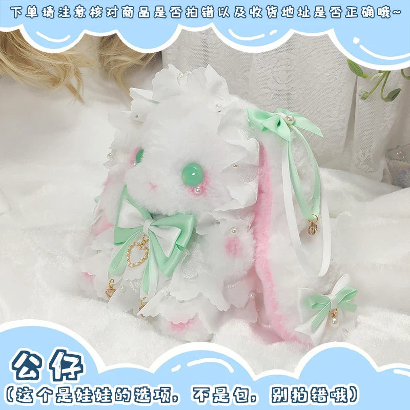 Kawaii Harajuku Rabbit Bag - Green Doll - Backpacks - Luggage & Bags - 14 - 2024