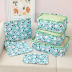 Sanrio Kawaii Travel Duffel Bag Set – 6 Piece - Harajuku Style - Cosmetic Bags - 7