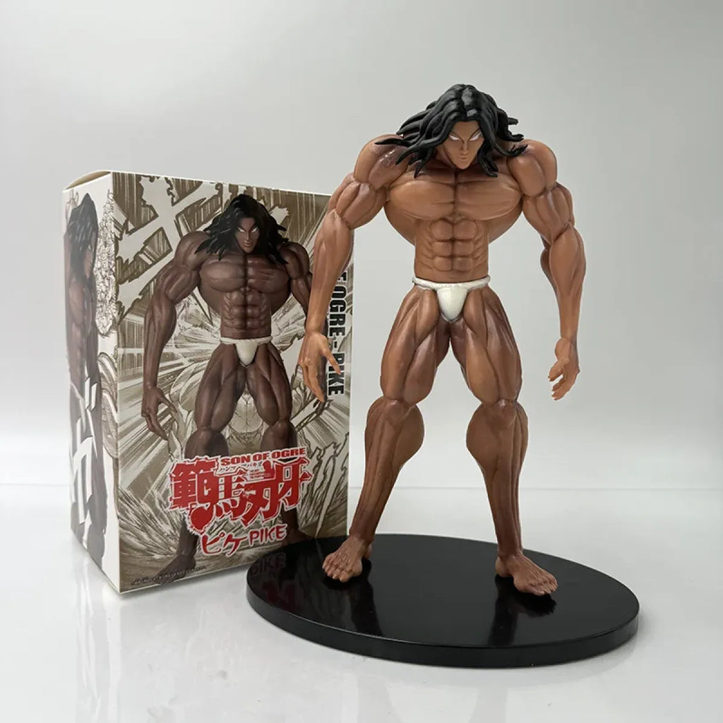 Baki Hanma 22cm Anime Figure with Pickle Biscuit Oriba and Kaoru Hanayama - Anime - Figures - 7
