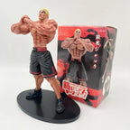 Baki Hanma 22cm Anime Figure with Pickle Biscuit Oriba and Kaoru Hanayama - Anime - Figures - 11