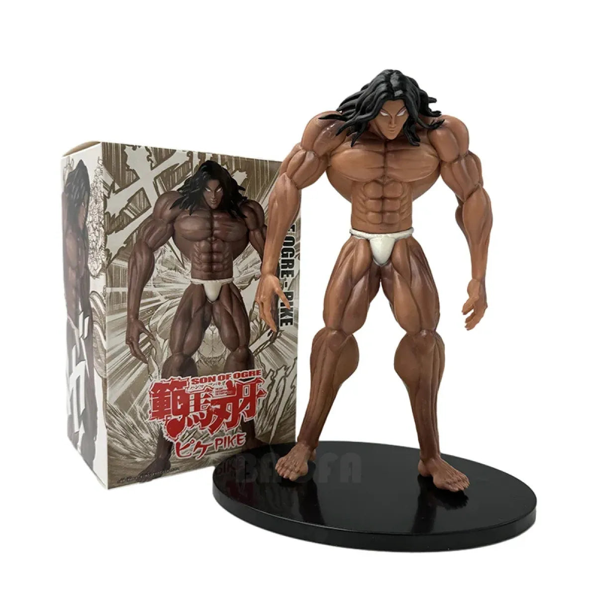 Baki Hanma 22cm Anime Figure with Pickle Biscuit Oriba and Kaoru Hanayama - Anime - Figures - 1