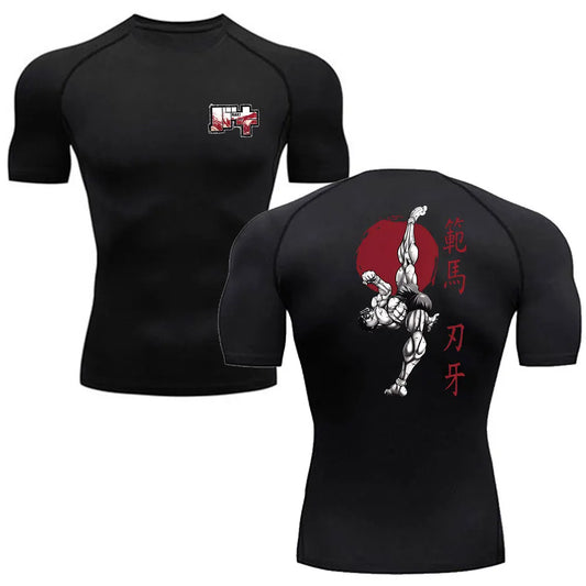 Baki Hanma Men’s Compression T-shirt - T-Shirts - Shirts & Tops - 2 - 2024