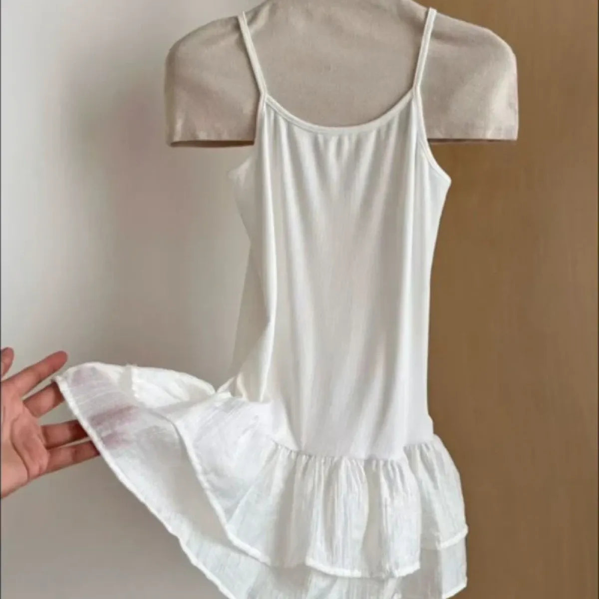 Ballet Double Layer Ruffle Tank - Tops & Tees - Tops - 5