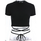 Harajuku Bandage Wrap Crop Top - Women’s Clothing & Accessories - Crop Tops - 5