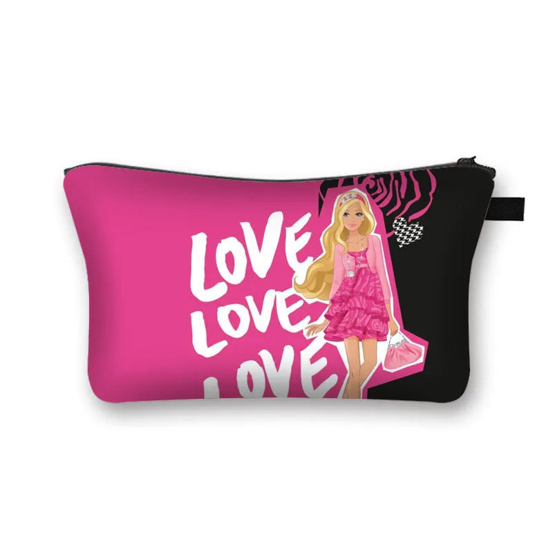 Fashion Barbie Cosmetic Bag - Cute Pink Girls Pencil Case - 11 - Stationary & More - Luggage Tags - 17 - 2024