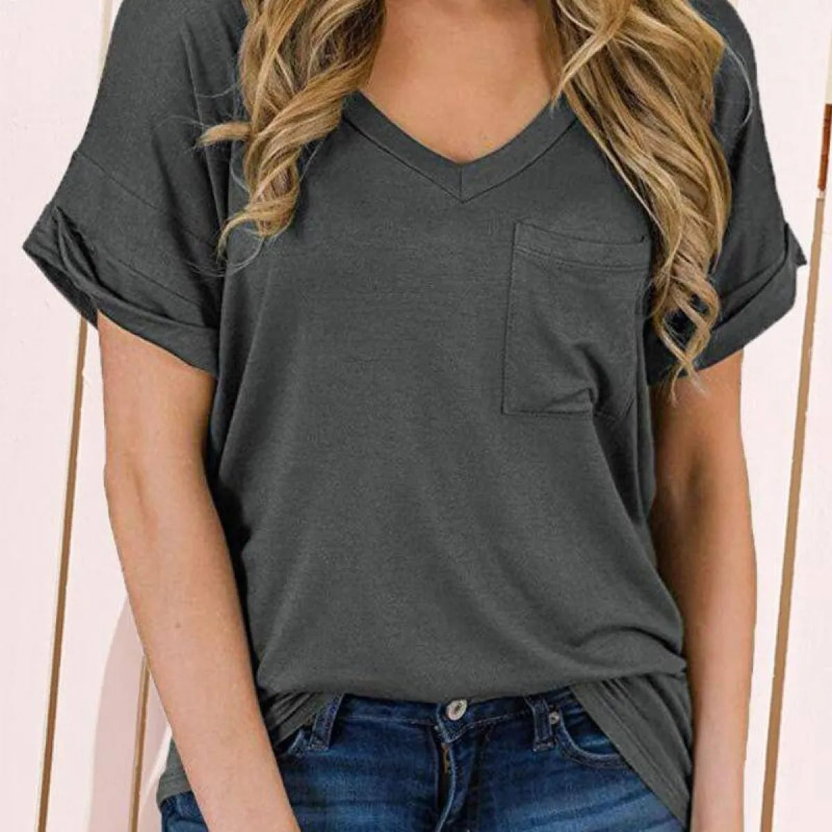 Basic Plain T - T-Shirts - 10