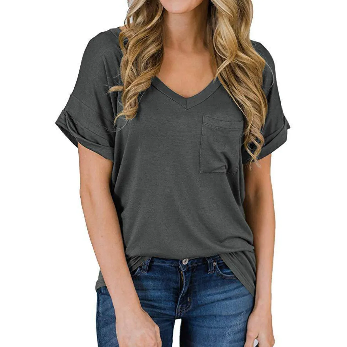 Basic Plain T - T-Shirts - 16