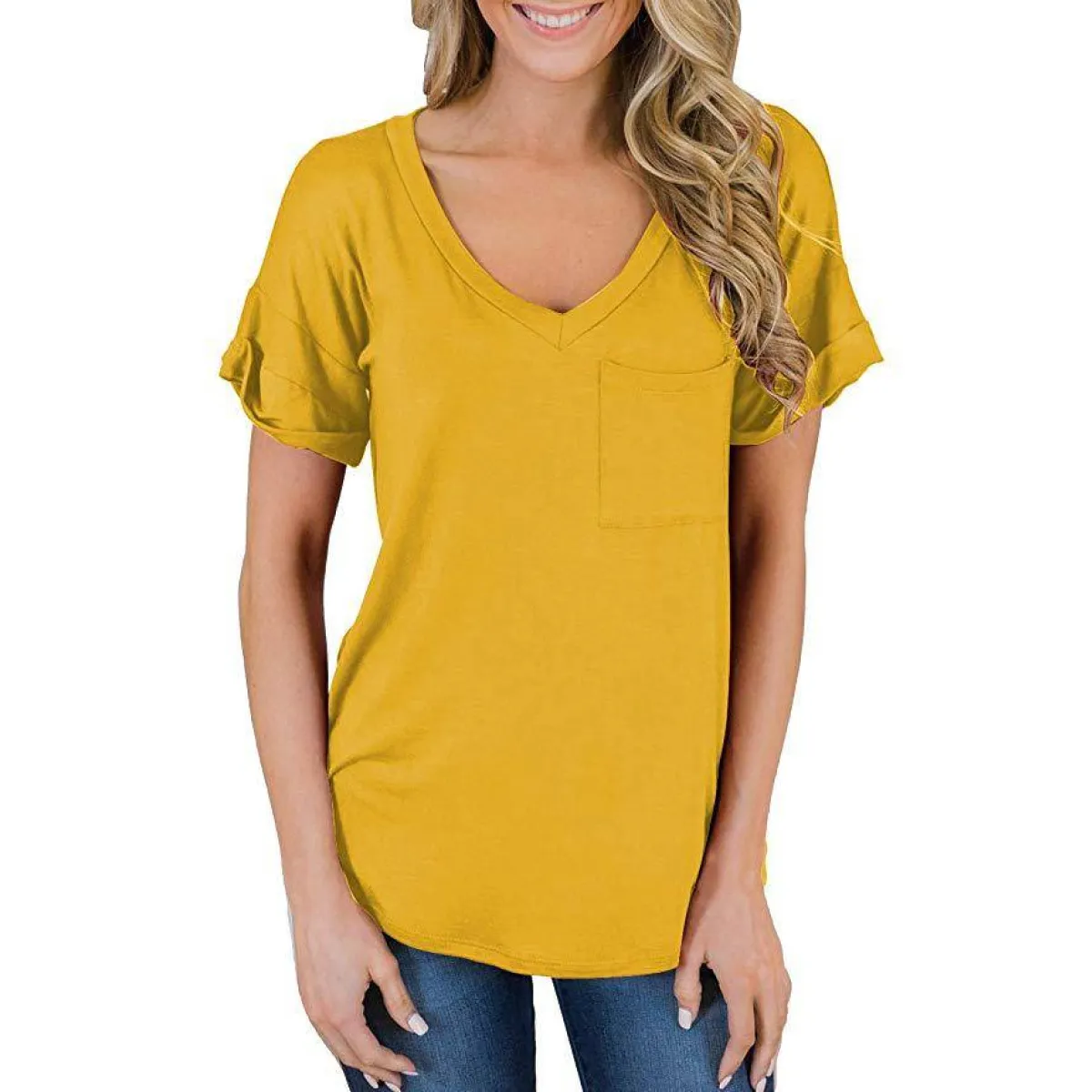 Basic Plain T - T-Shirts - 25