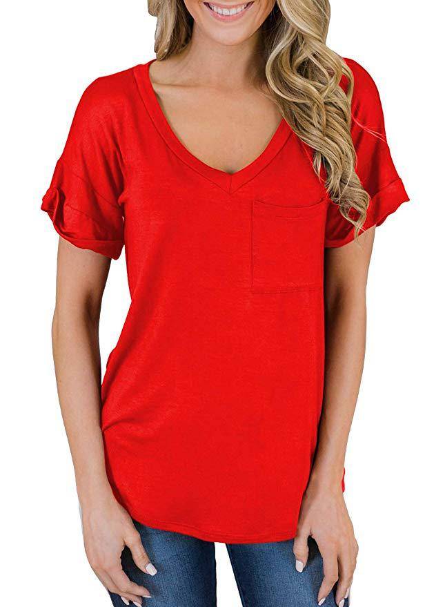 Basic Plain T - Bright Red / S / Nearest Warehouse - T-Shirts - Decor - 26 - 2024